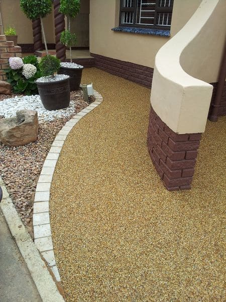 Luxury resin bound patio and outdoor space in Jersey