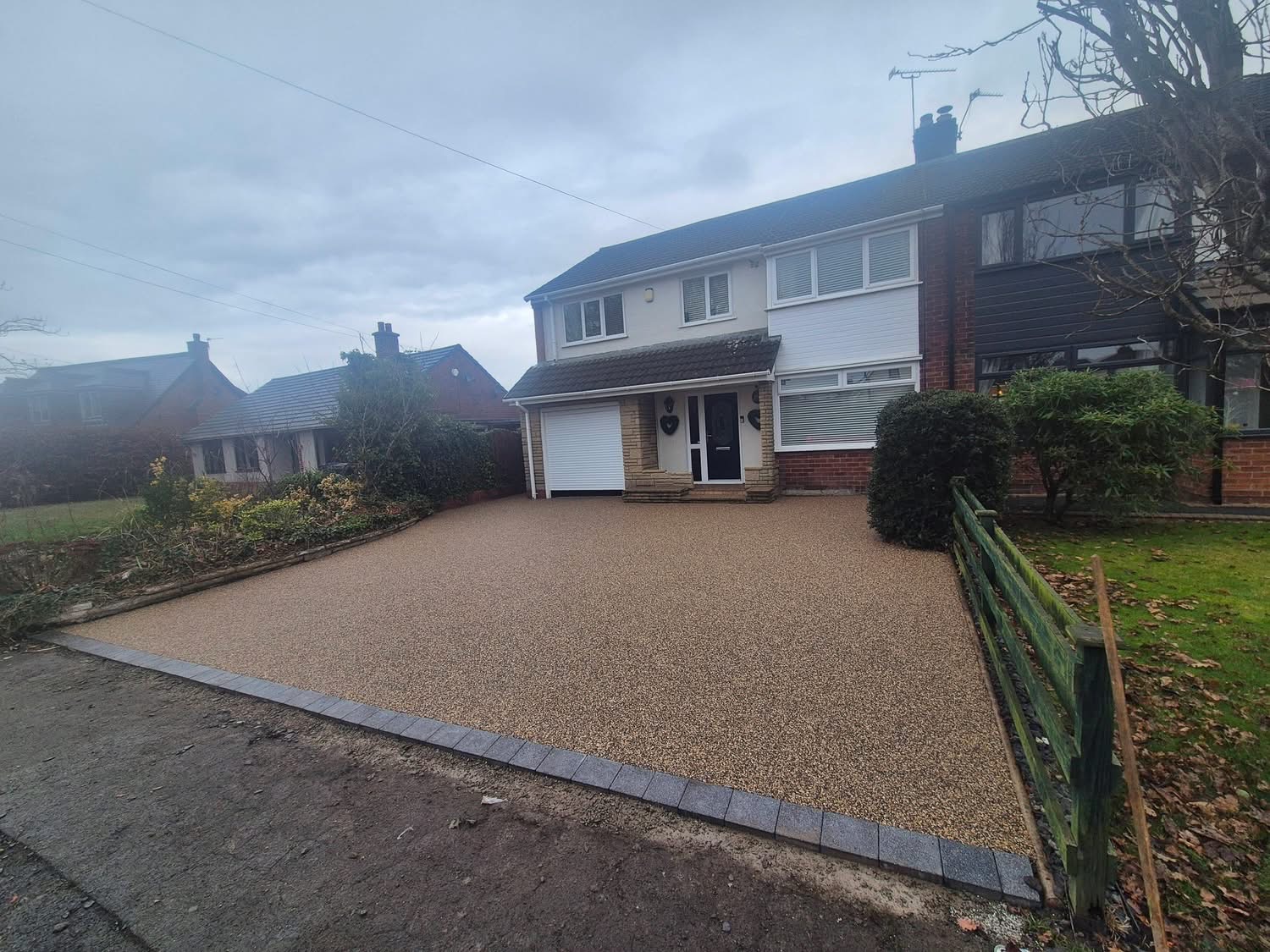 Luxury resin bound driveway and external surfacing in Jersey